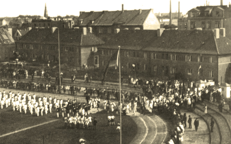 Historisches Foto: Wohnungsgenossenschaft Hamburg-Wandsbek von 1897 eG